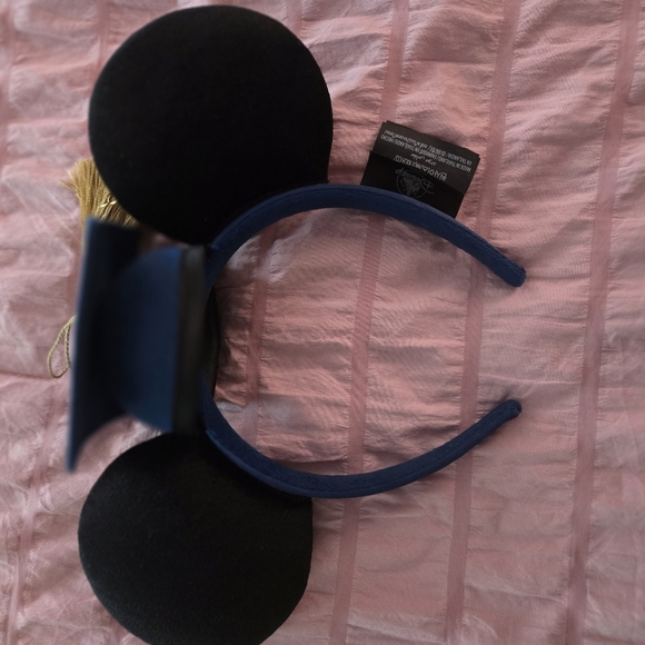 Disney Mickey Black and Blue Graduation Ears Headband - Picture 5 of 5